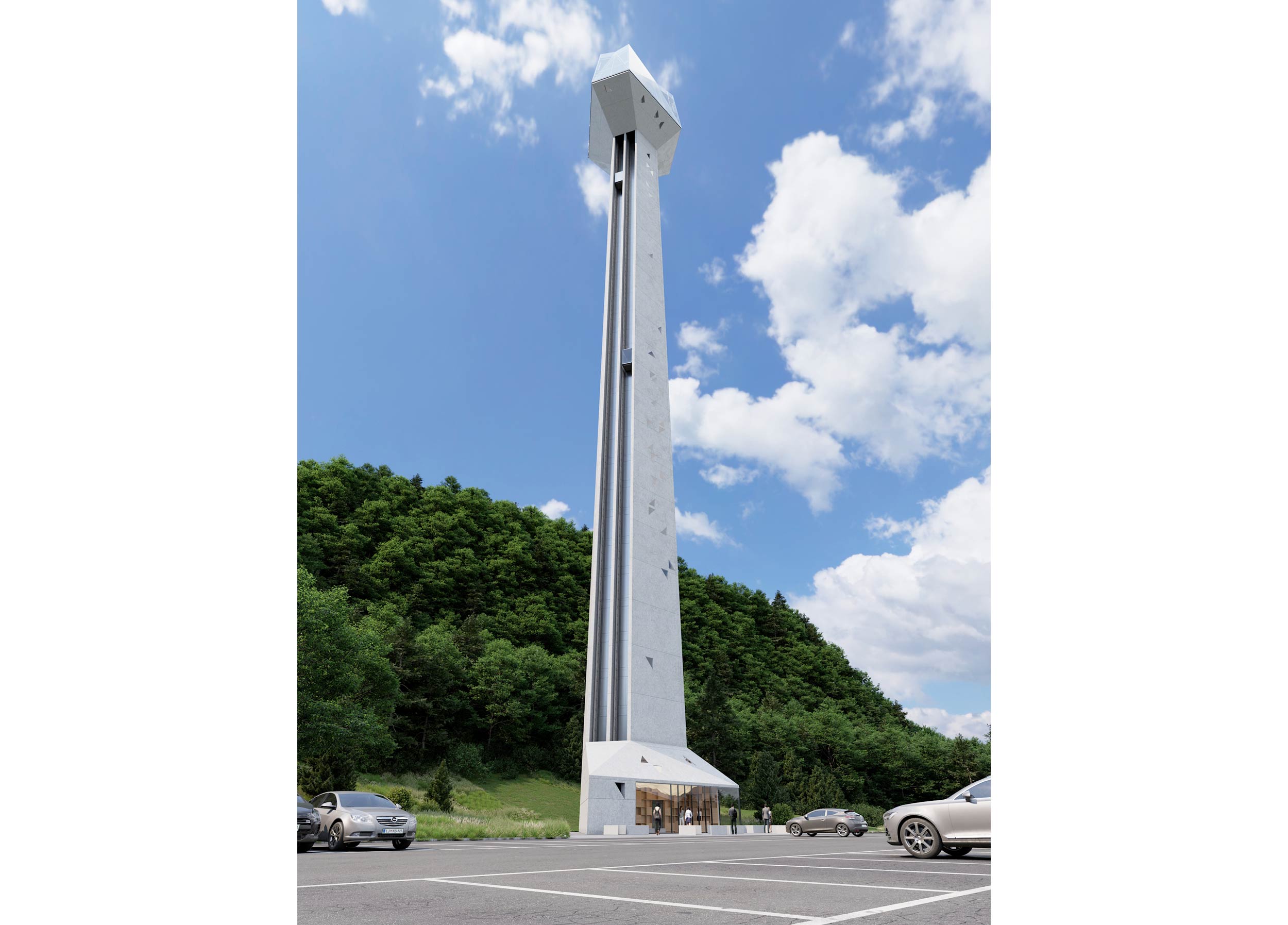 ˝Crystal˝ Tower in Rogaška Slatina