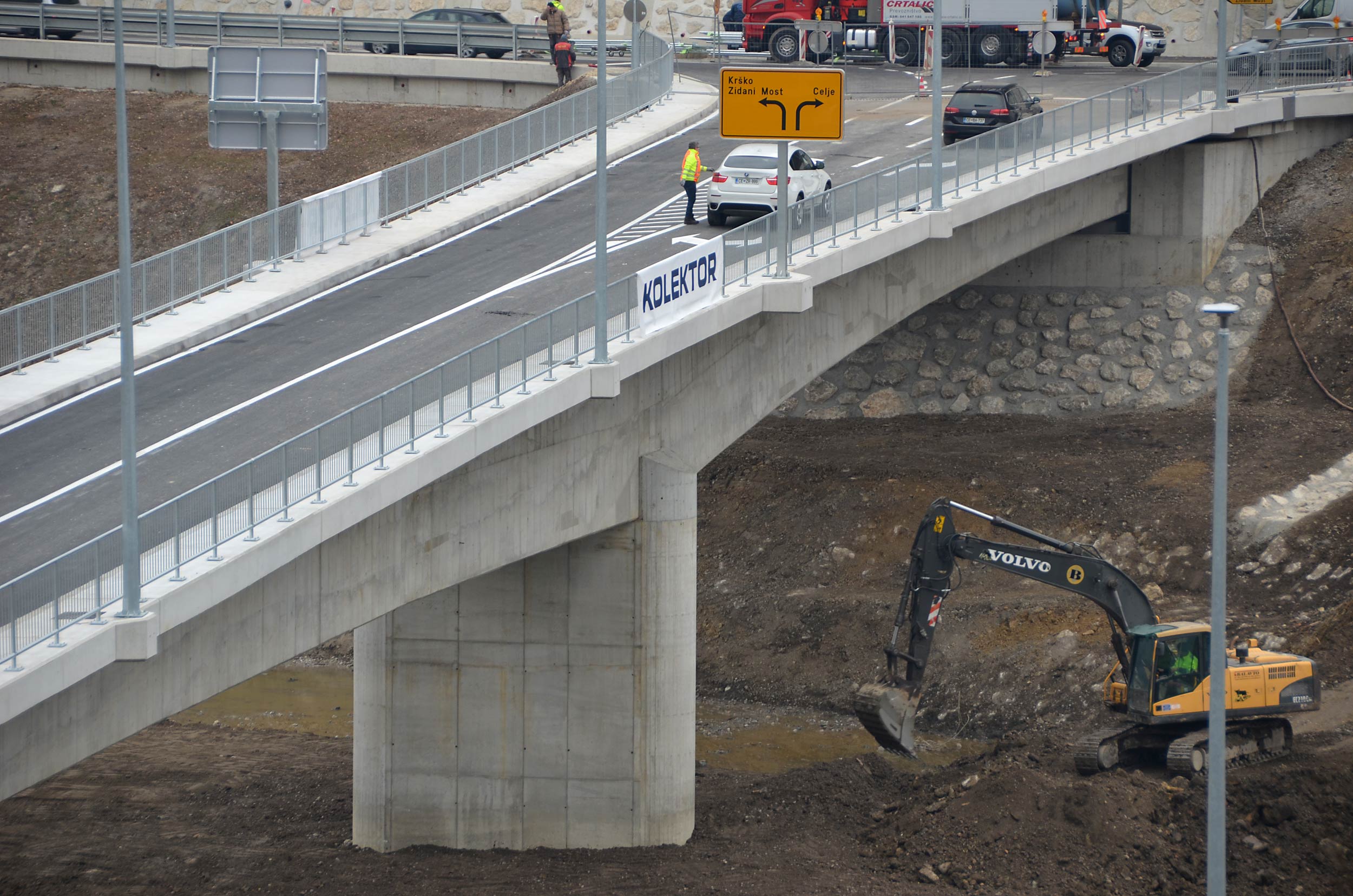 Bridge over Savinja in Laško nearing completion