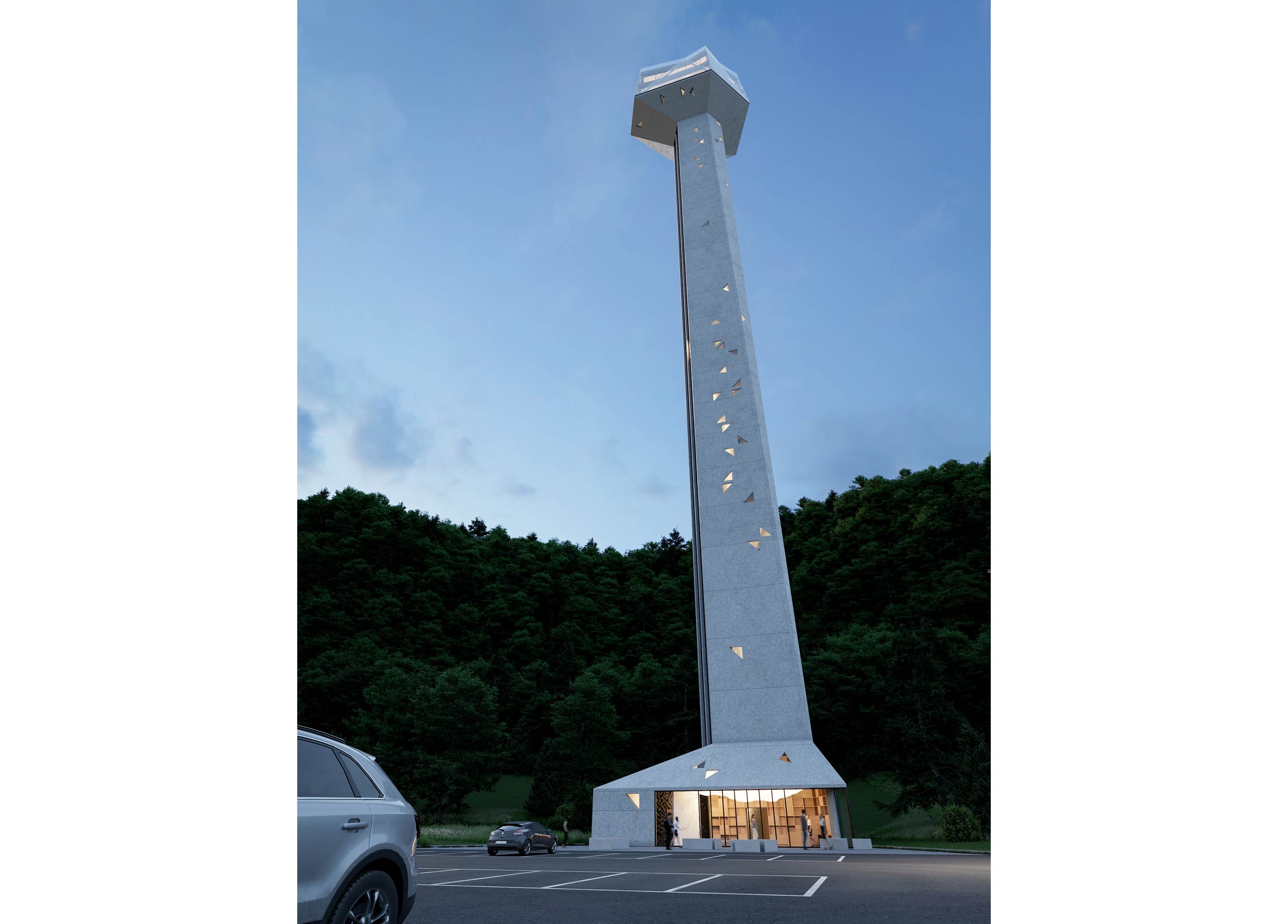 Contract signed with the client of the Kristal observation tower