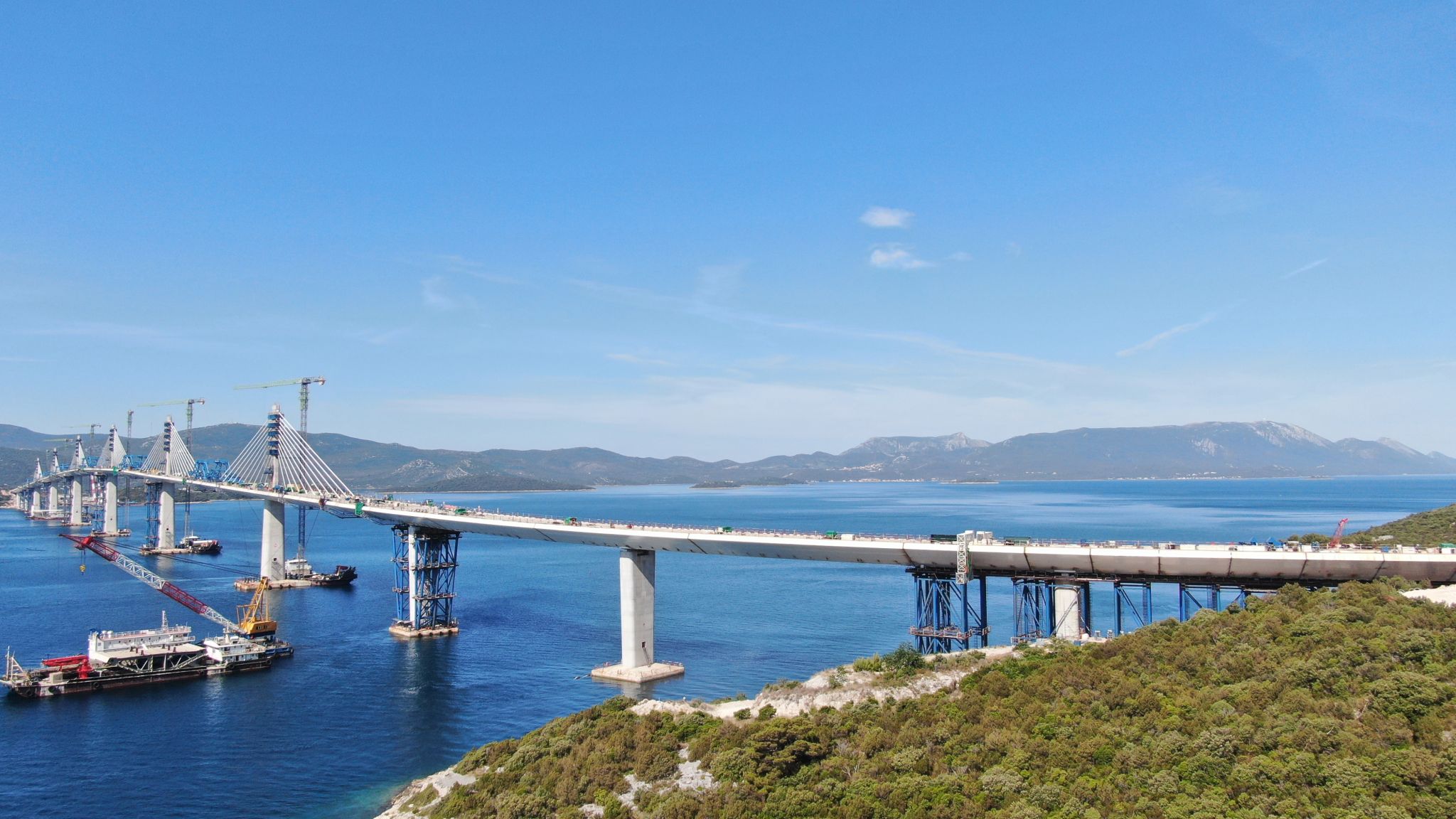 Completion of Pelješac Bridge before the end of this month