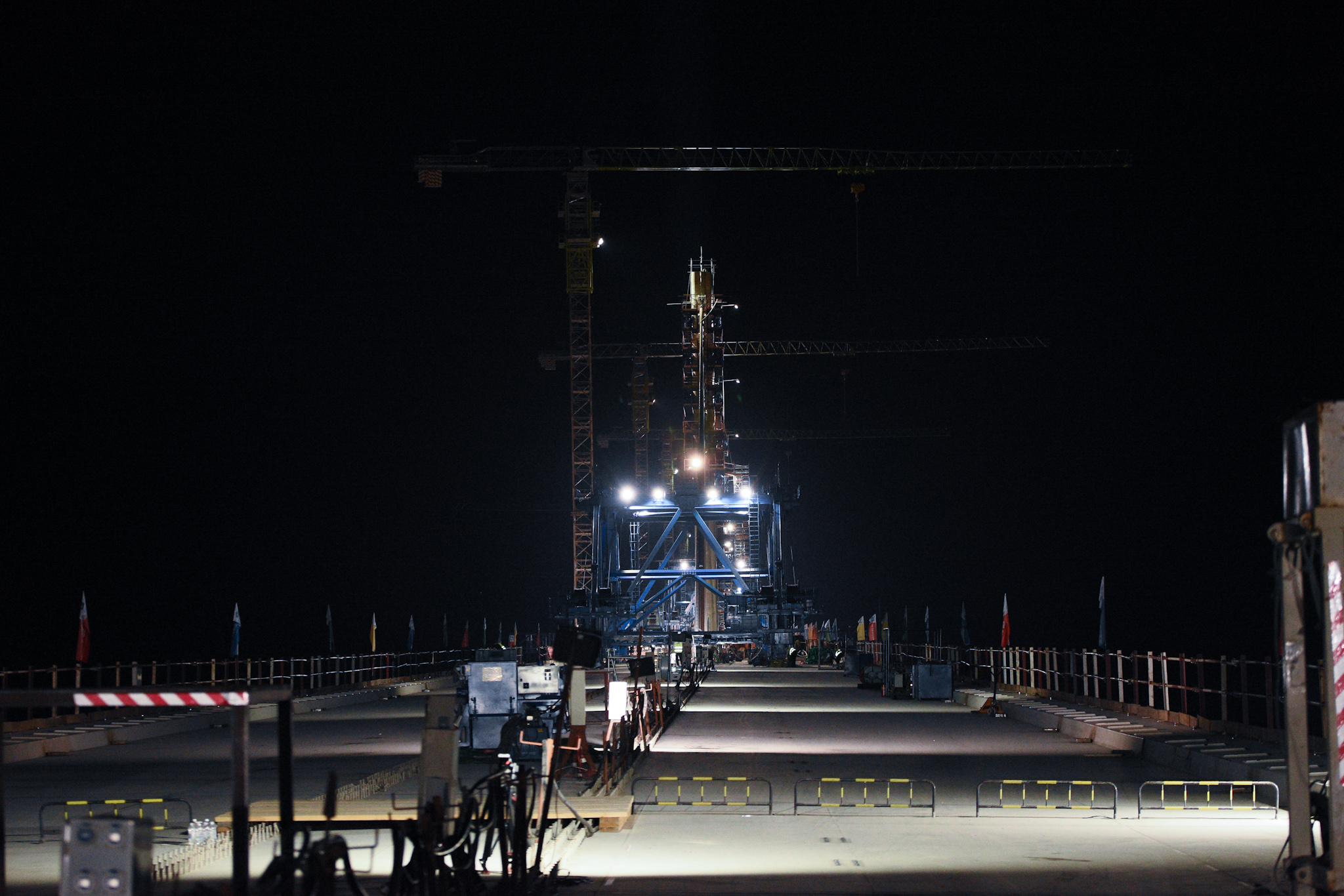 The final superstructure segment of Pelješac Bridge installed