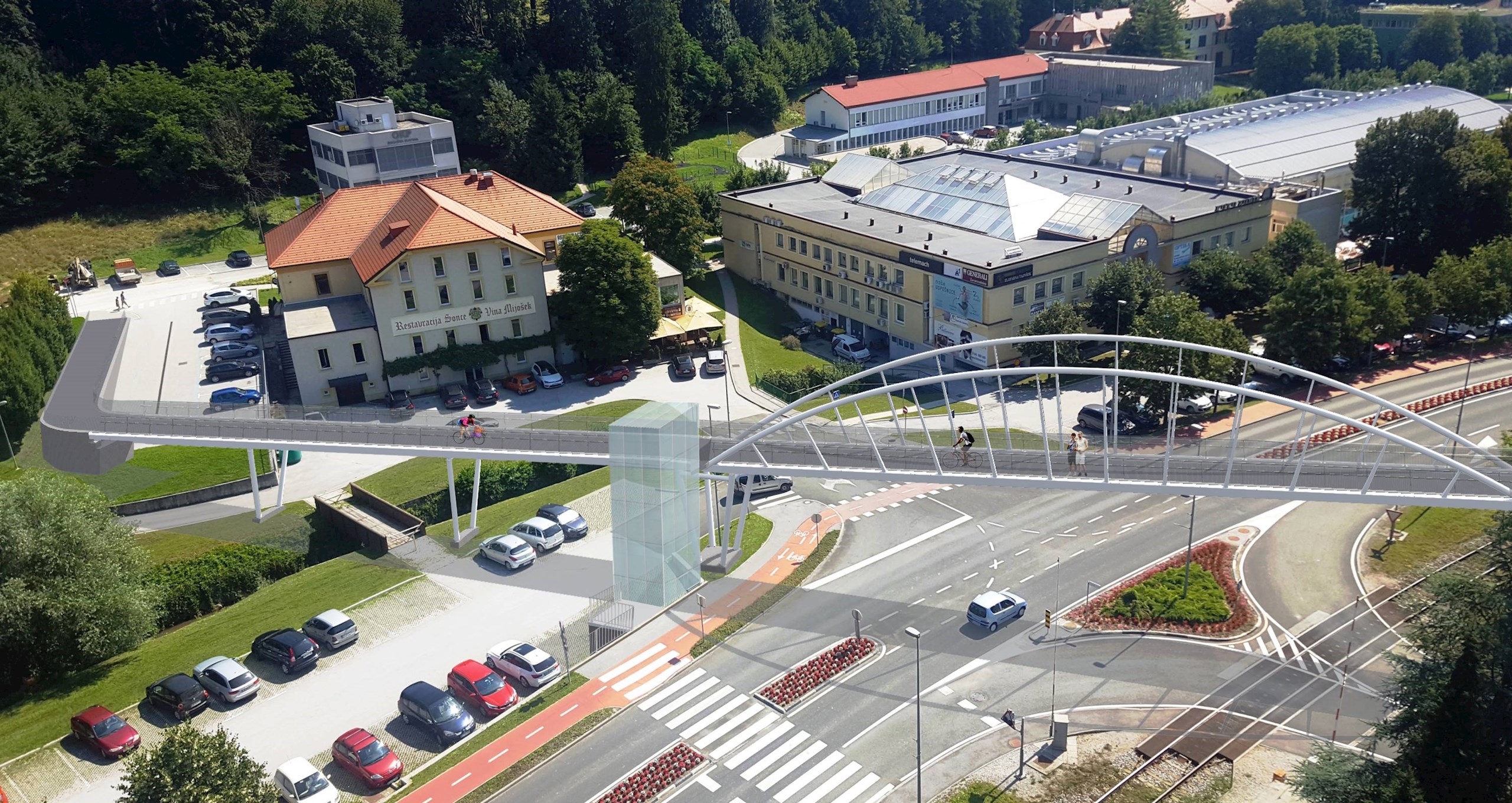 Construction started on the overpass Sonce in Rogaška Slatina