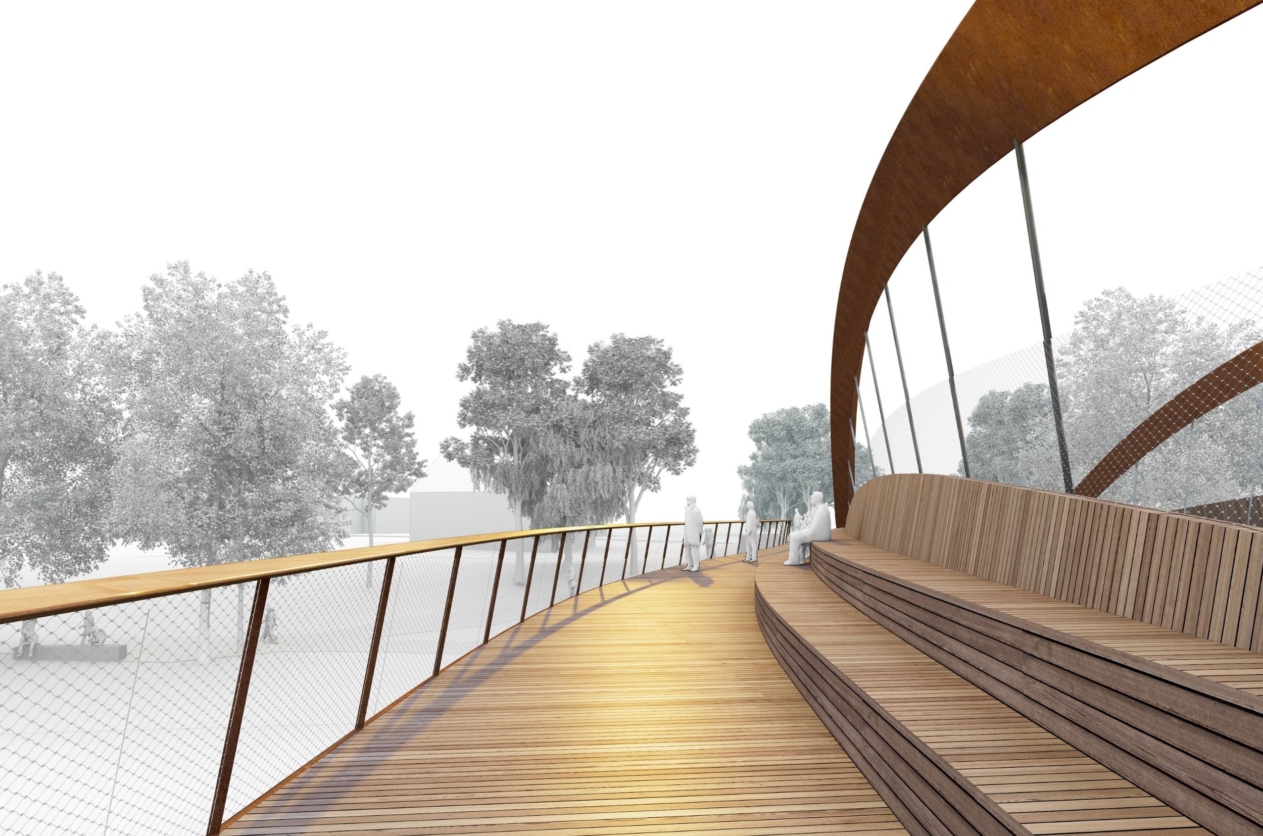Competition proposal for the new bridge over Rönne in Ängelholm, Sweden