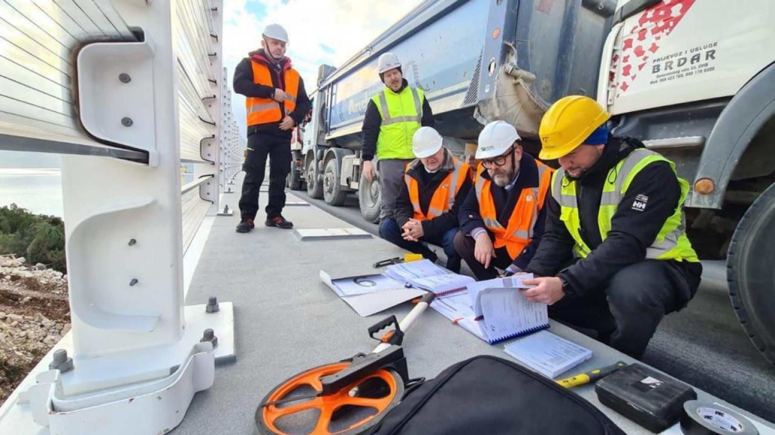 Load testing of the Pelješac Bridge begins