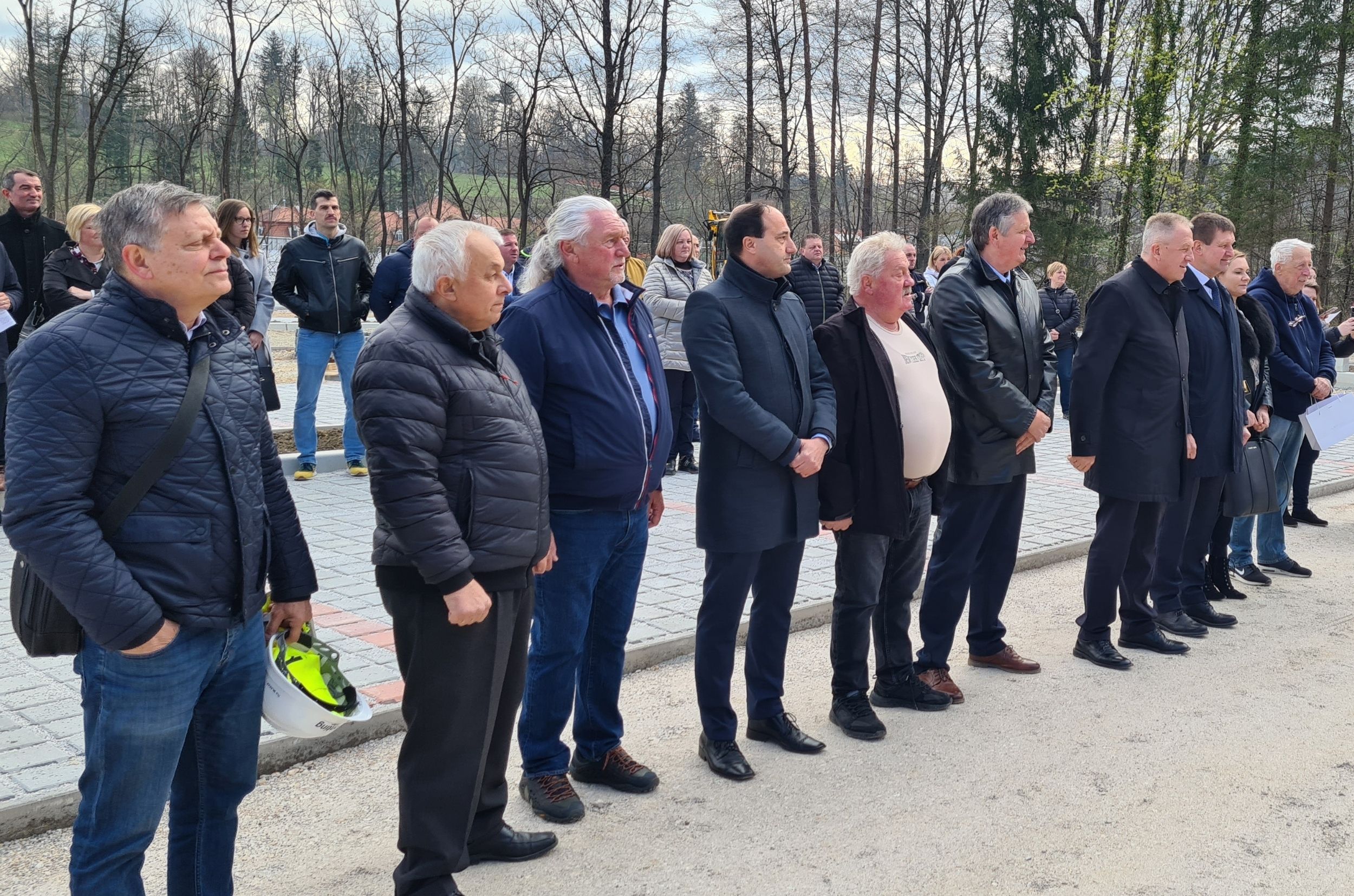 Foundation stone ceremony for the Kristal observation tower