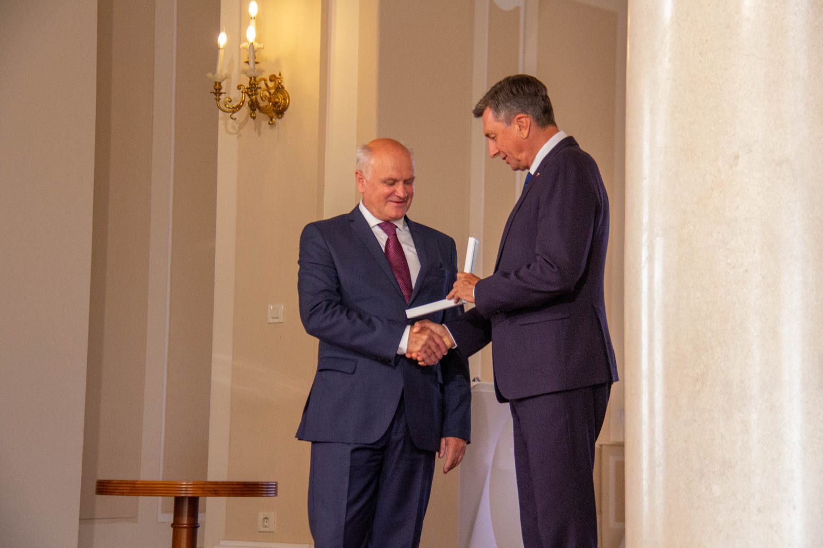 Marjan Pipenbaher received by the President of Slovenia a state award - the Silver Order of Merit
