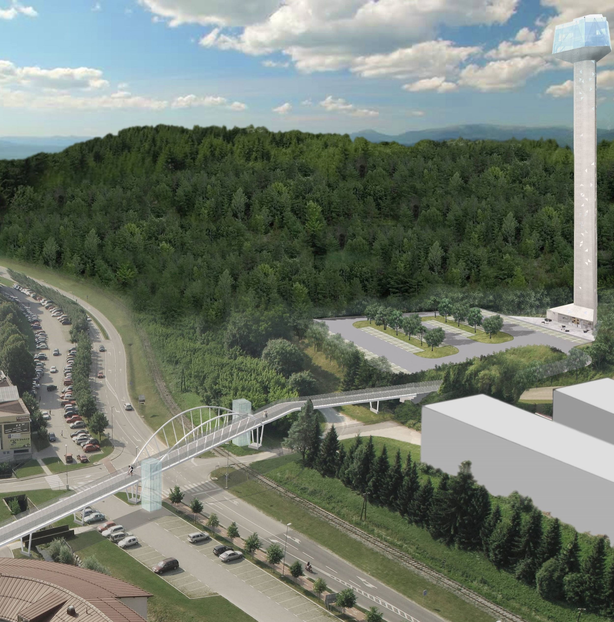 Works progressing well on Observation tower Kristal