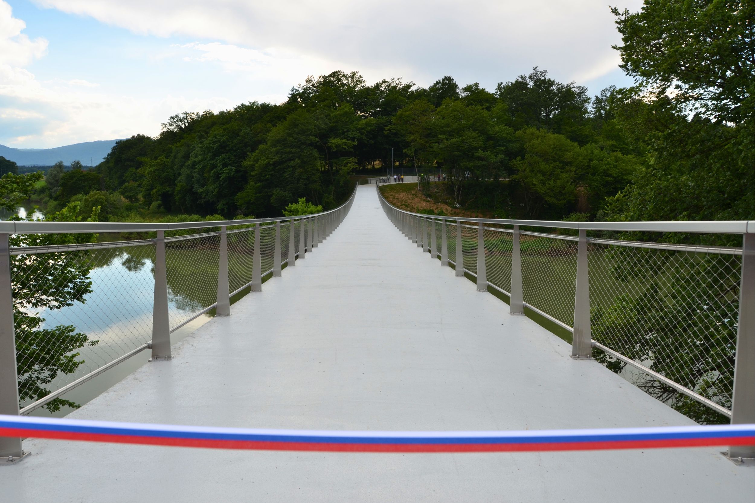 The Foot and Cycle Bridge in Irča vas officially open
