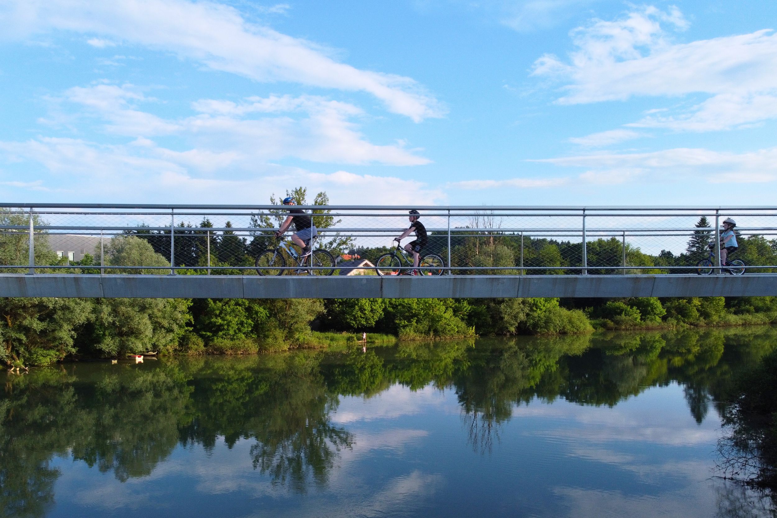 The Foot and Cycle Bridge in Irča vas officially open