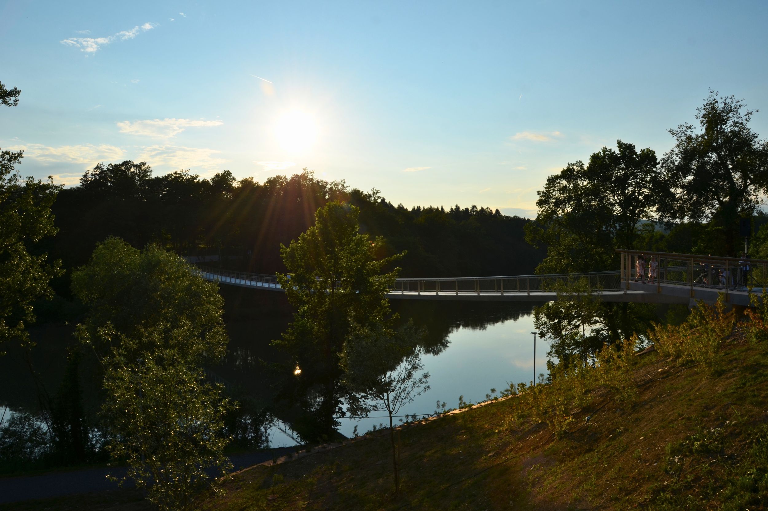 The Foot and Cycle Bridge in Irča vas officially open