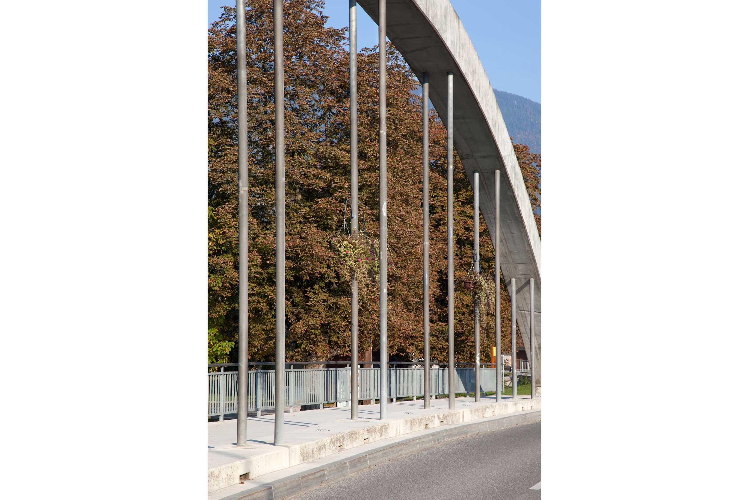 Bridge over Savinja in Mozirje