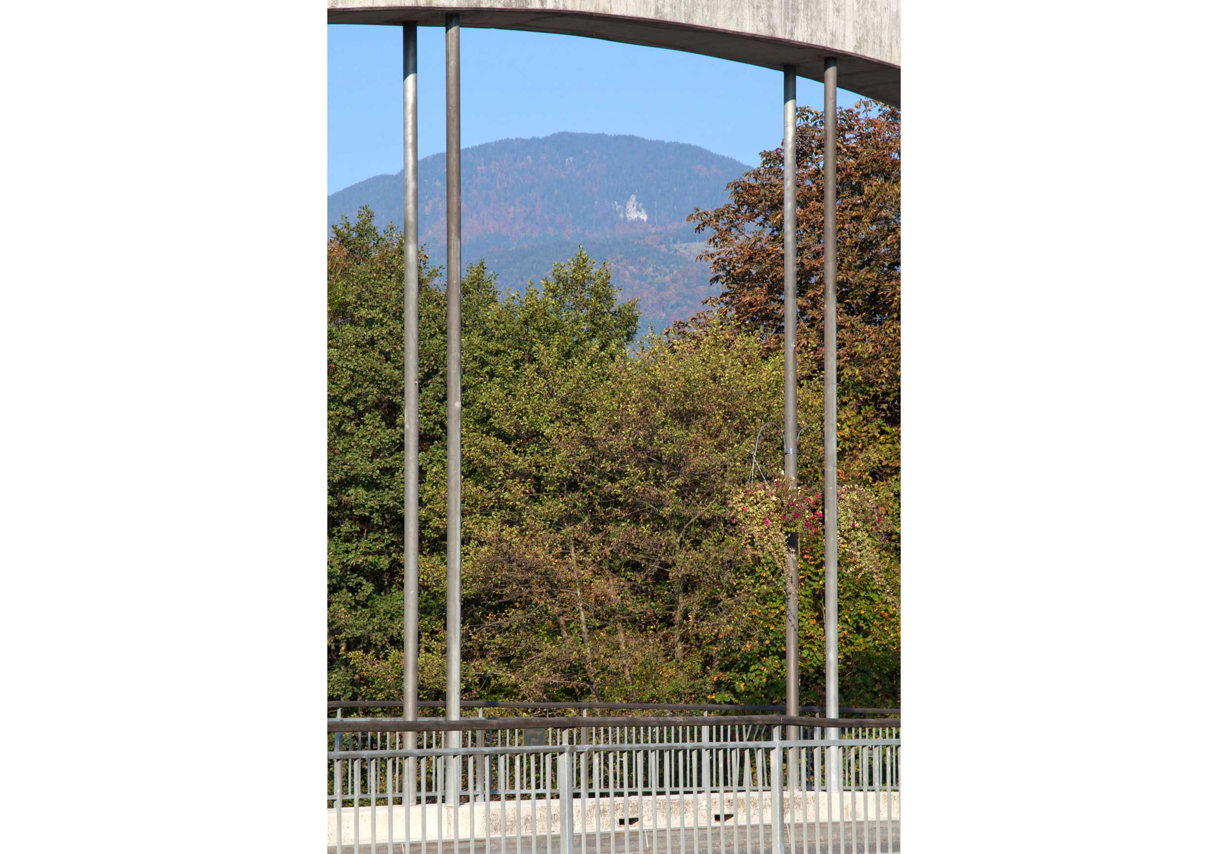 Bridge over Savinja in Mozirje