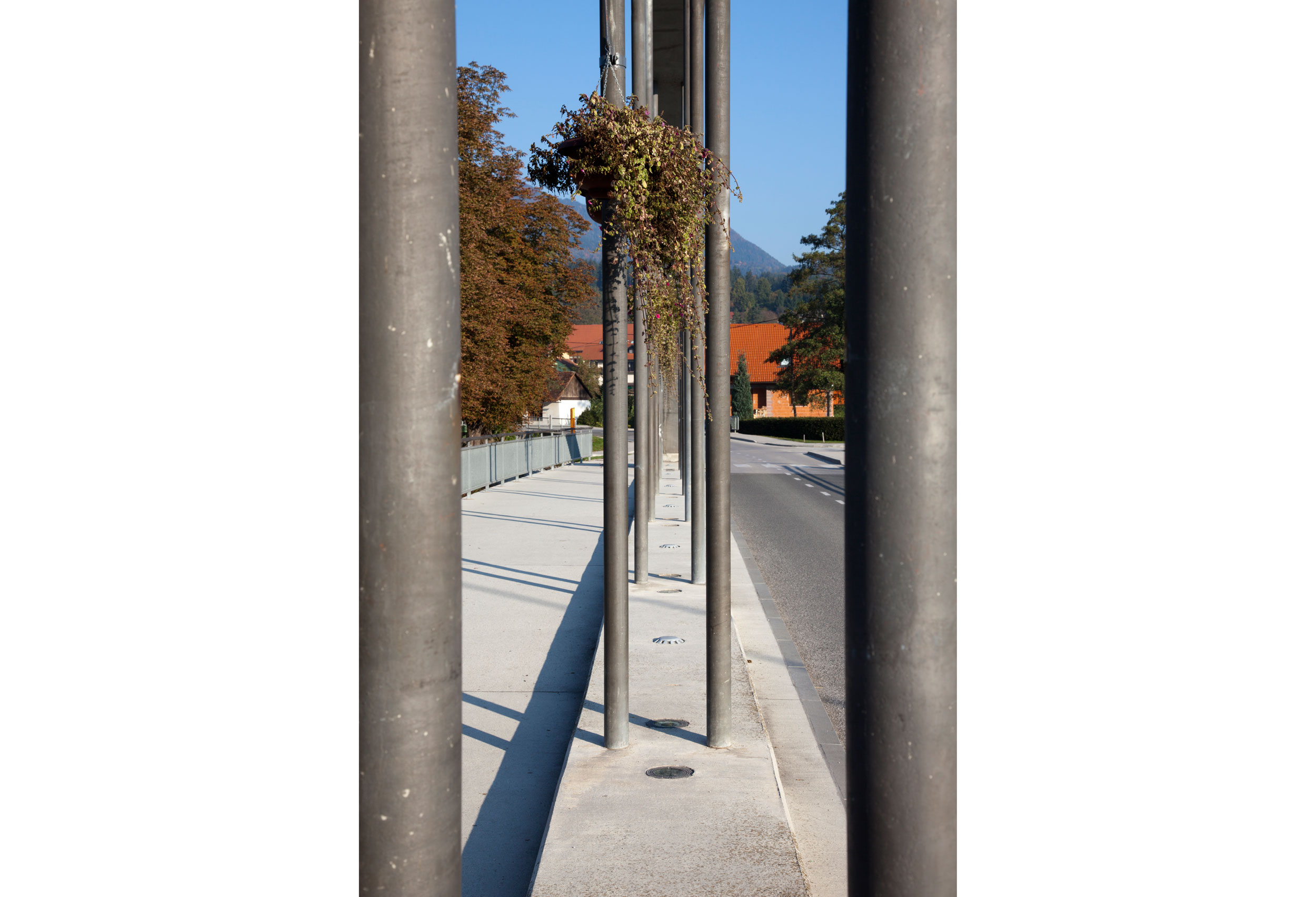 Bridge over Savinja in Mozirje