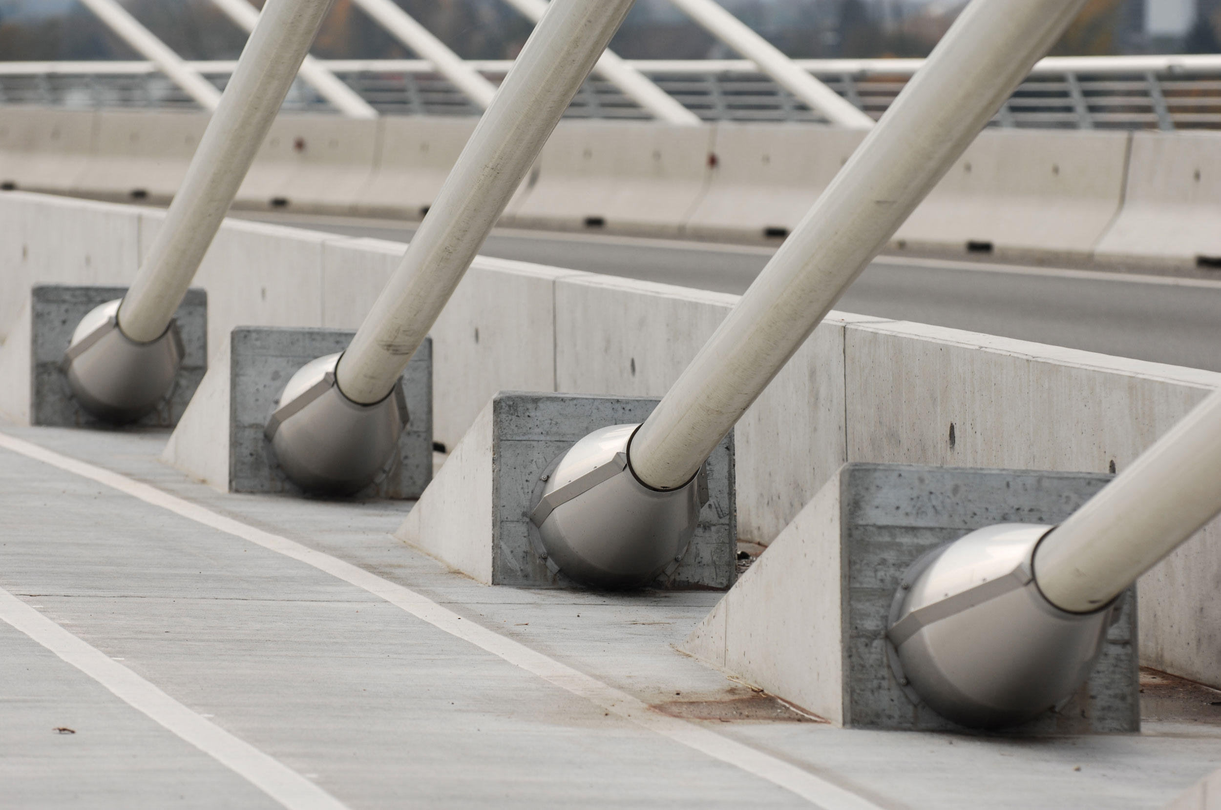 Puh Bridge over Drava in Ptuj