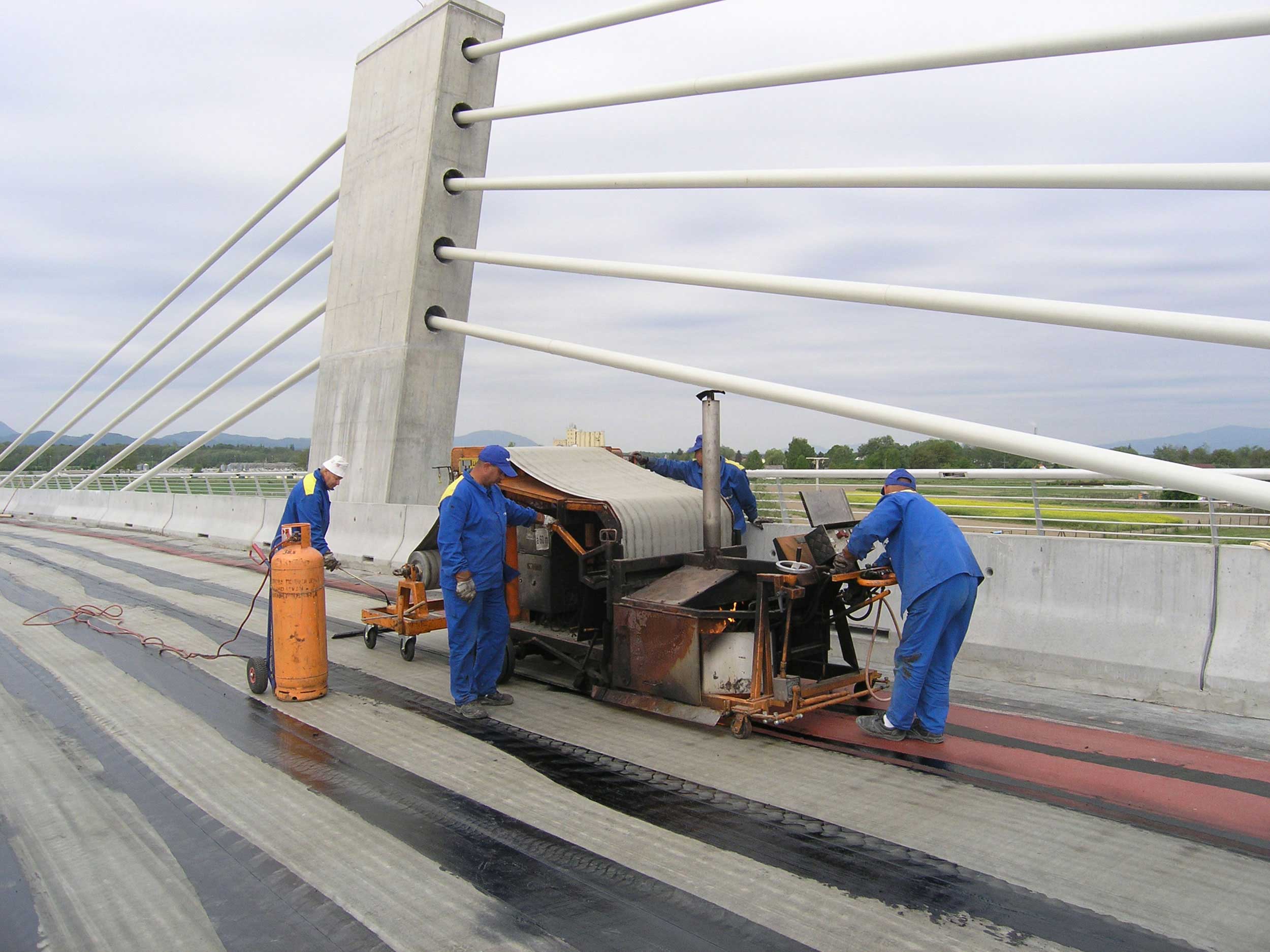 Puh Bridge over Drava in Ptuj