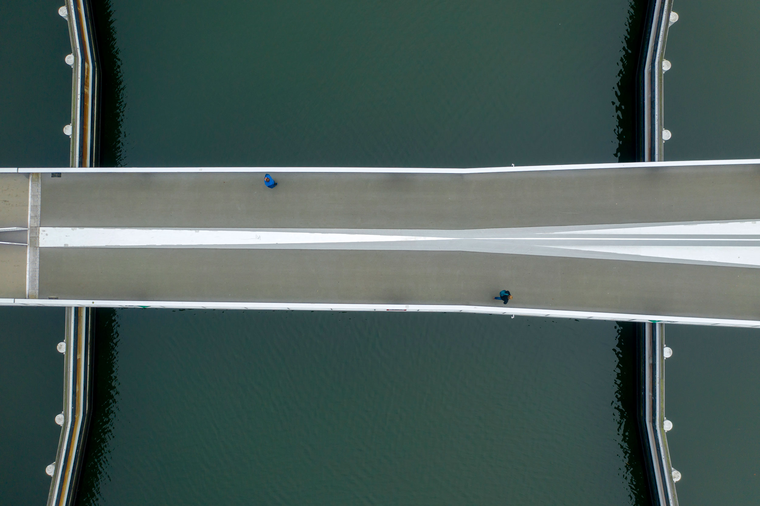 Footbridge to Ołowianka Island in Gdansk
