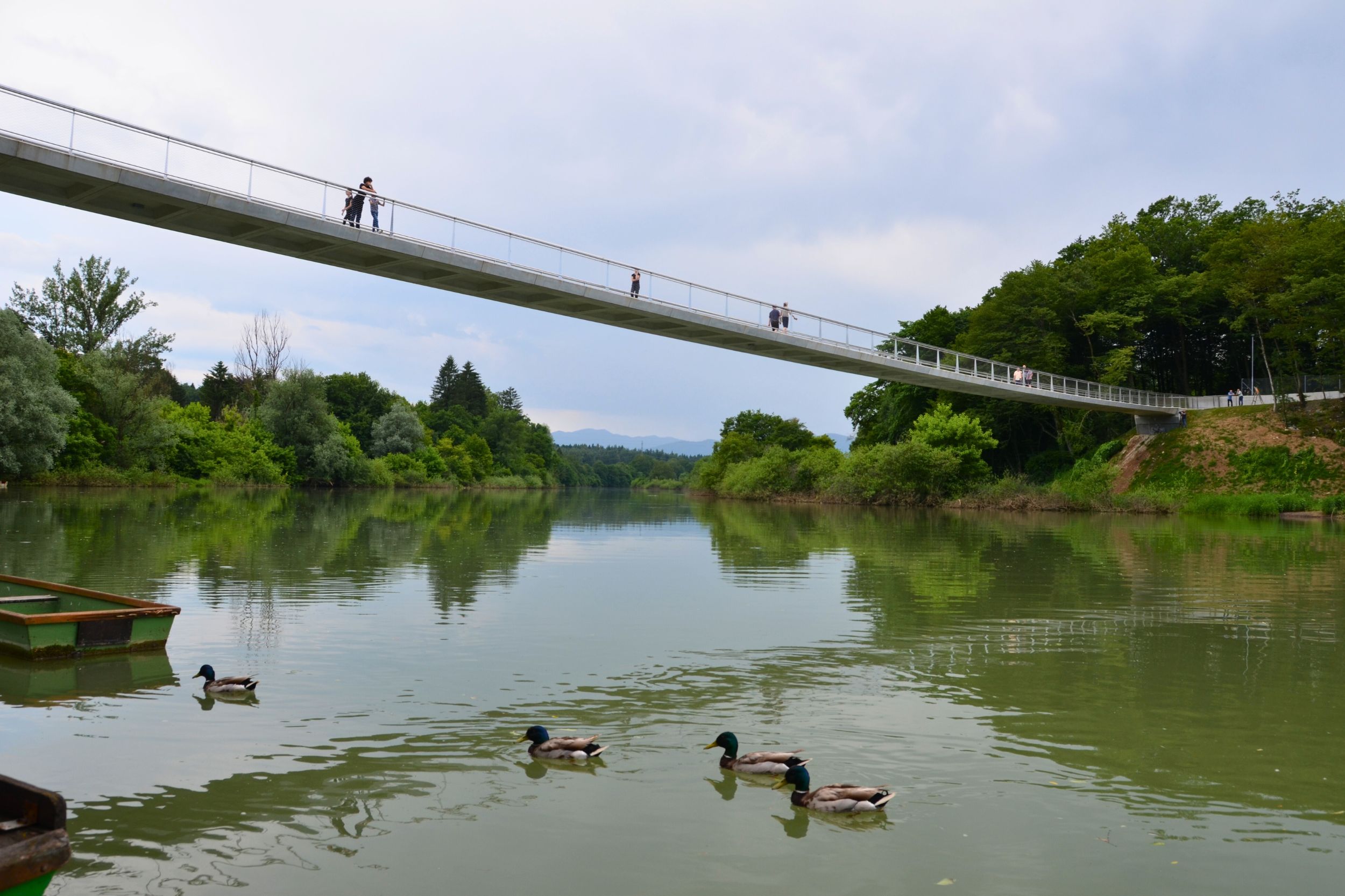 Most za pešce in kolesarje Irča vas