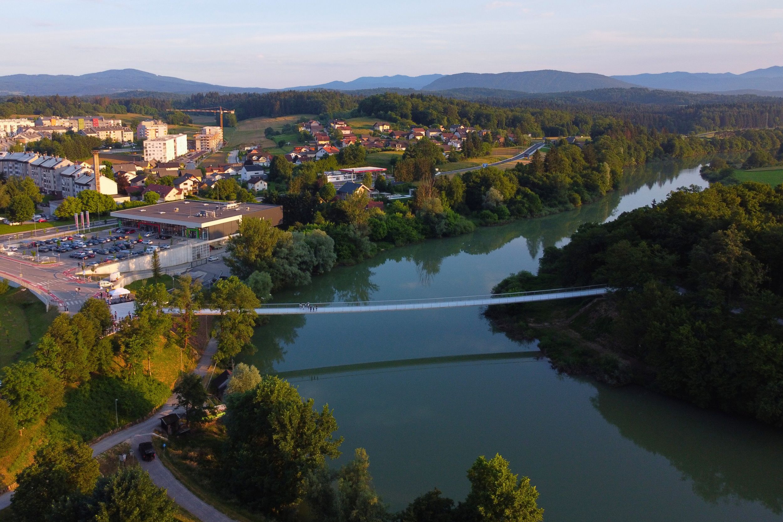 Most za pešce in kolesarje Irča vas
