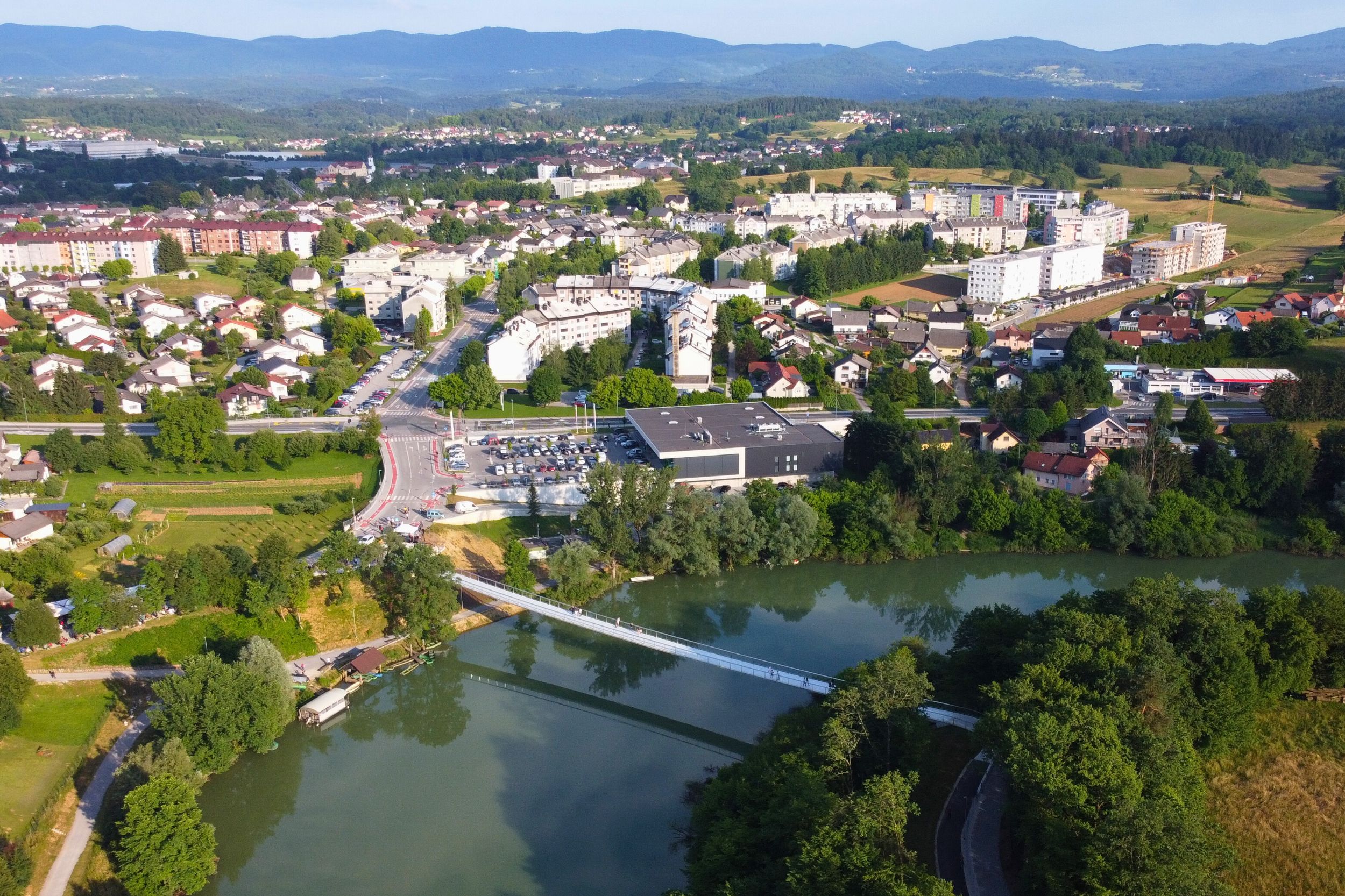 Most za pešce in kolesarje Irča vas