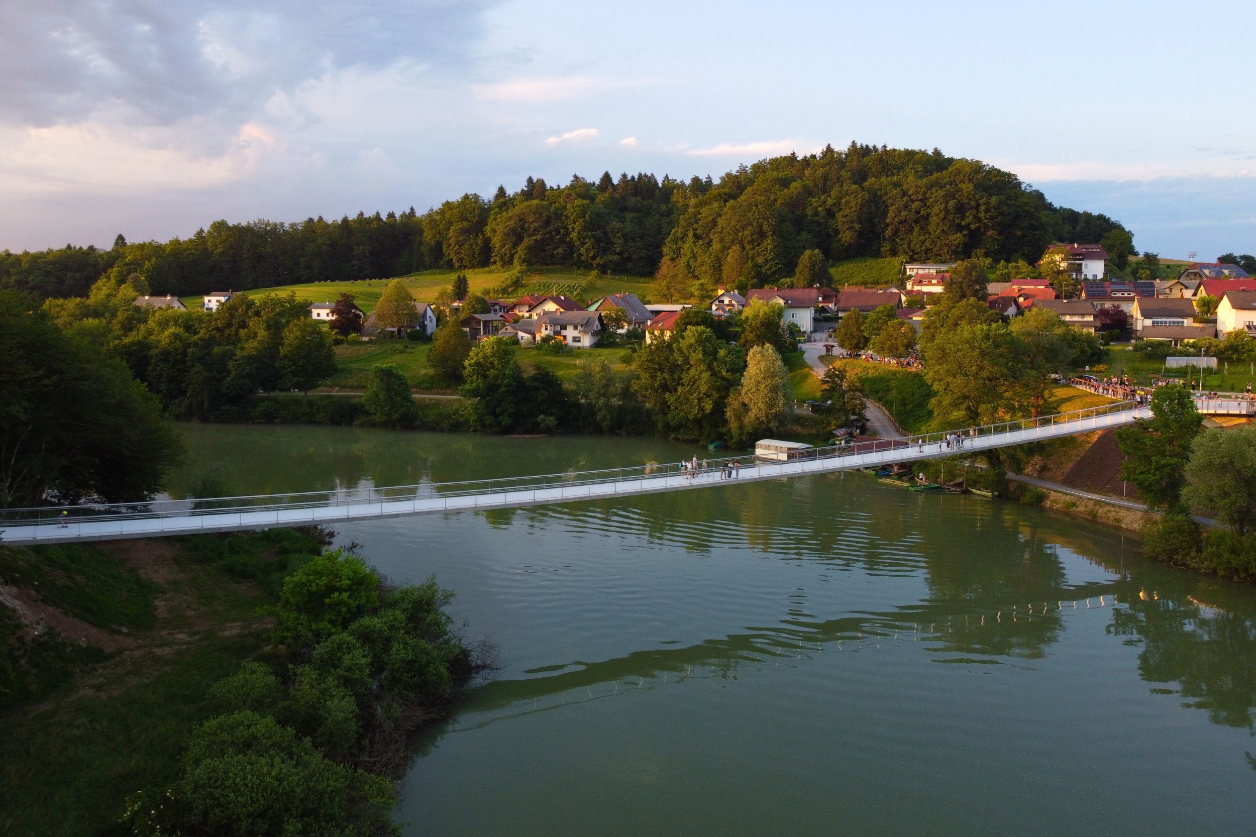 Most za pešce in kolesarje Irča vas