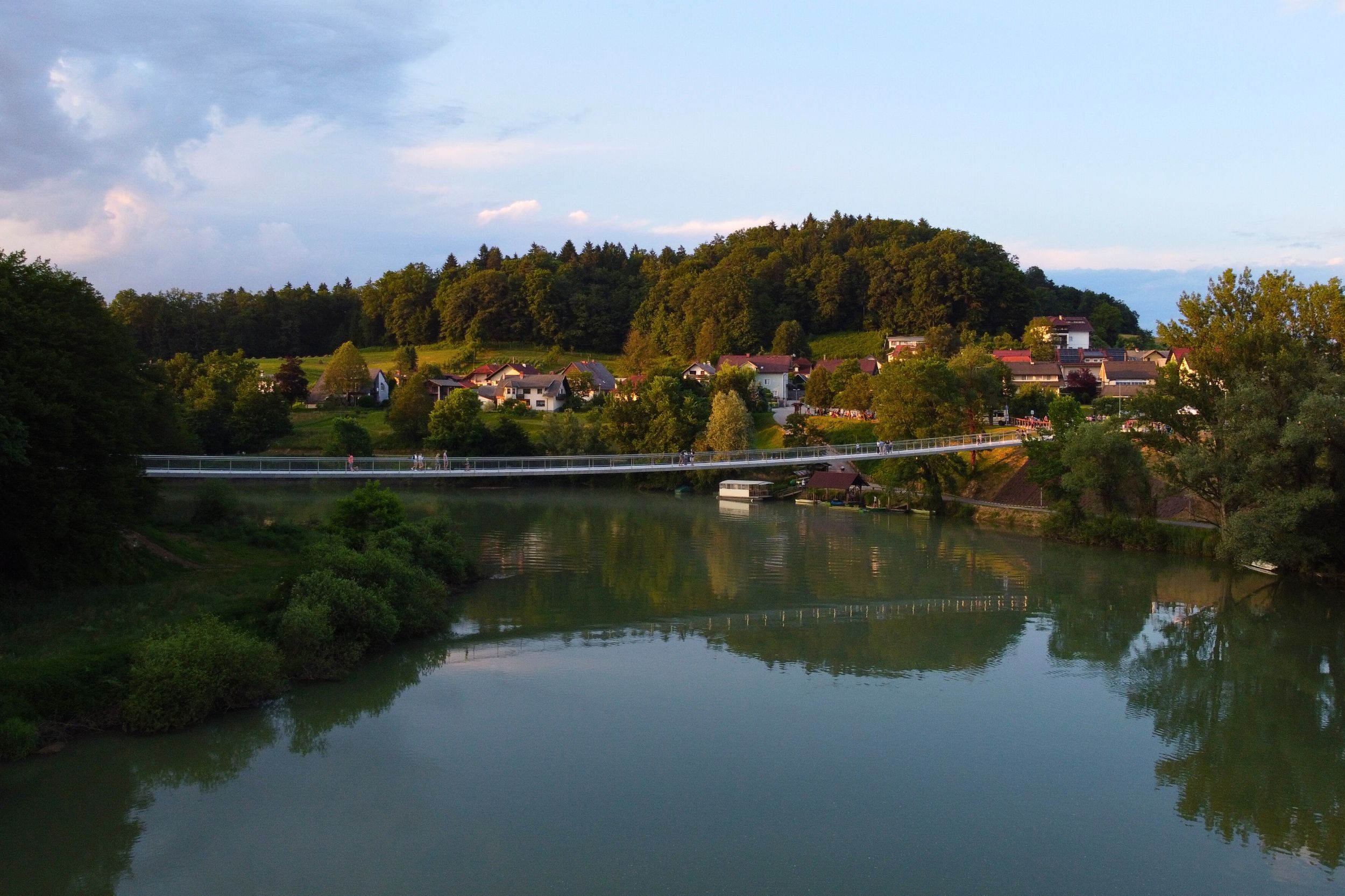 Most za pešce in kolesarje Irča vas