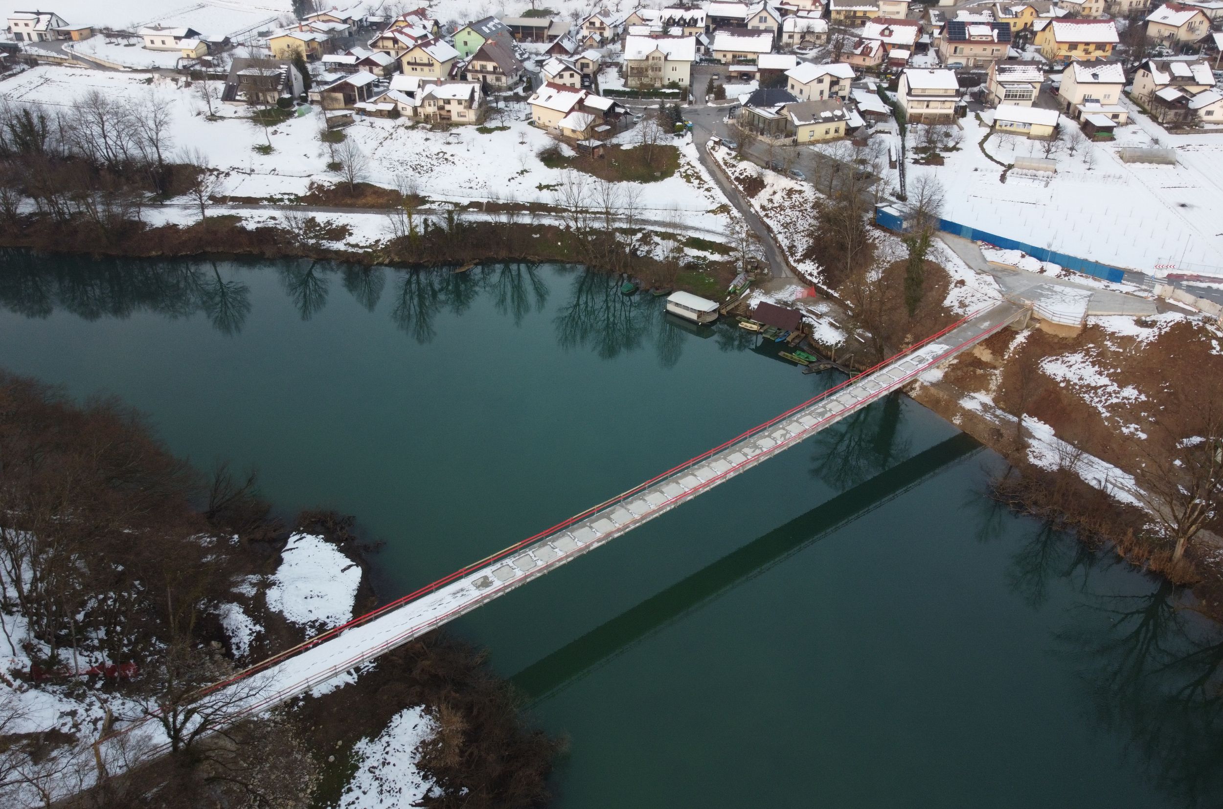 Most za pešce in kolesarje Irča vas