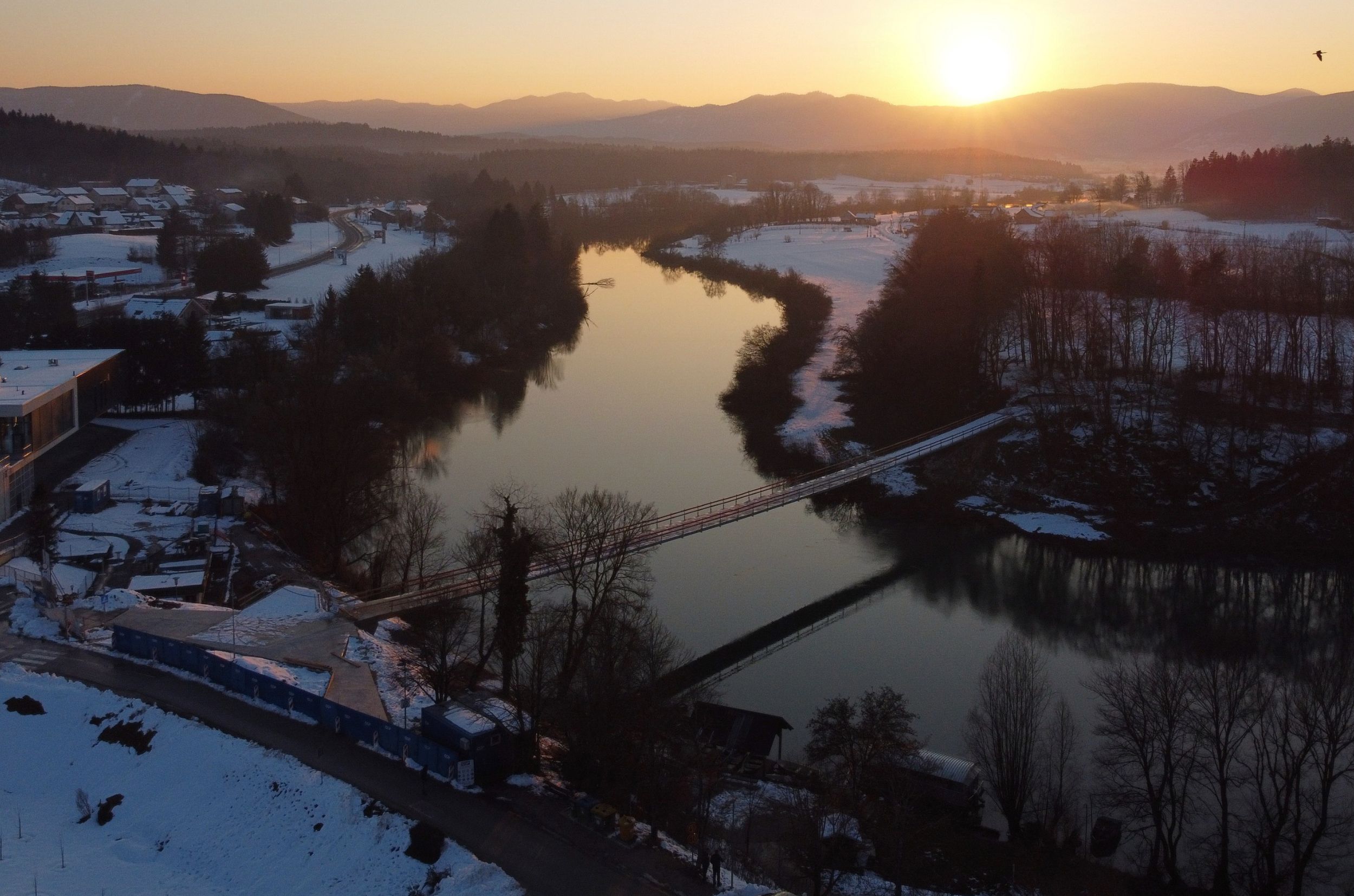 Most za pešce in kolesarje Irča vas