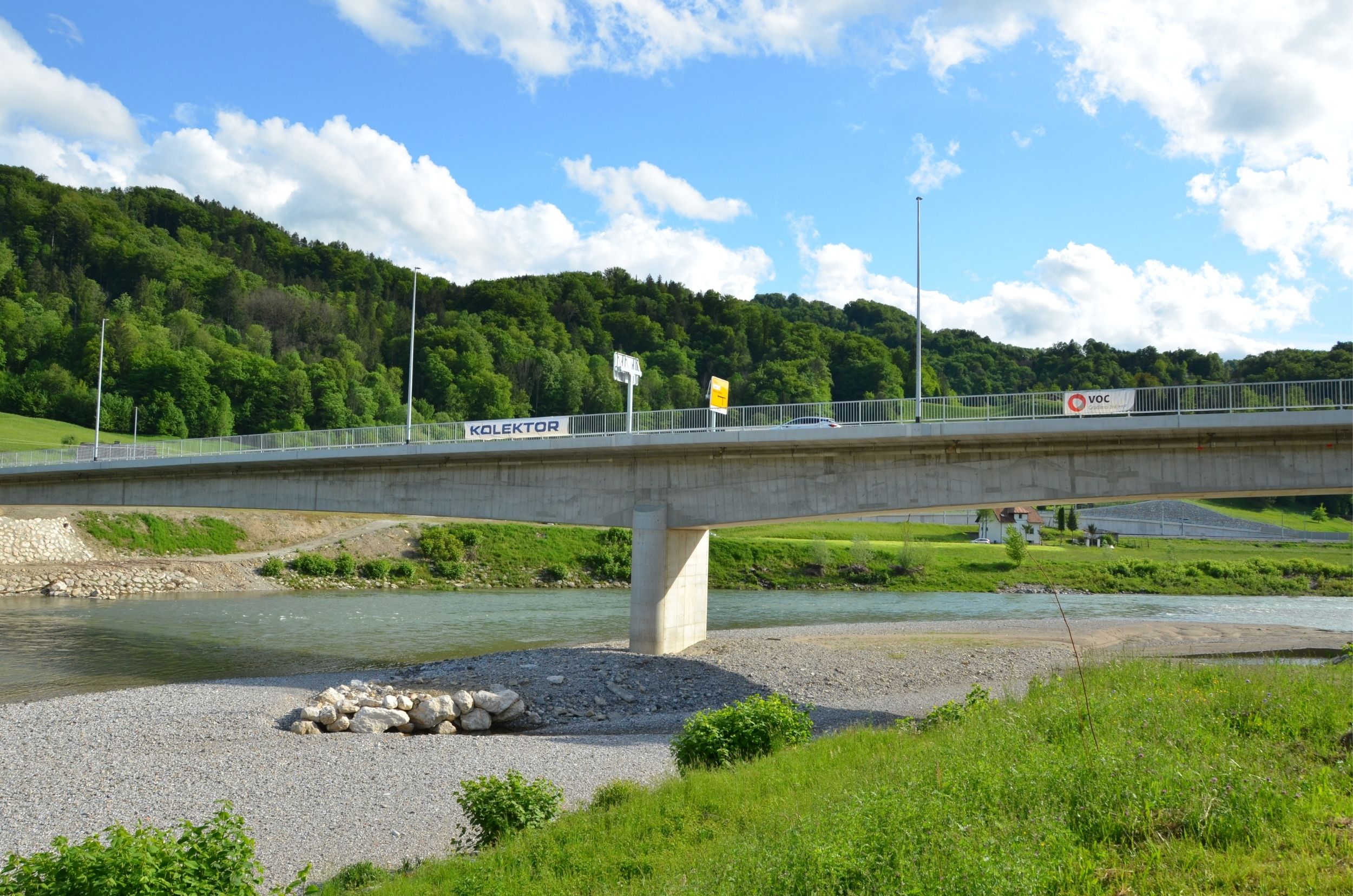 Bridge over Savinja in Laško