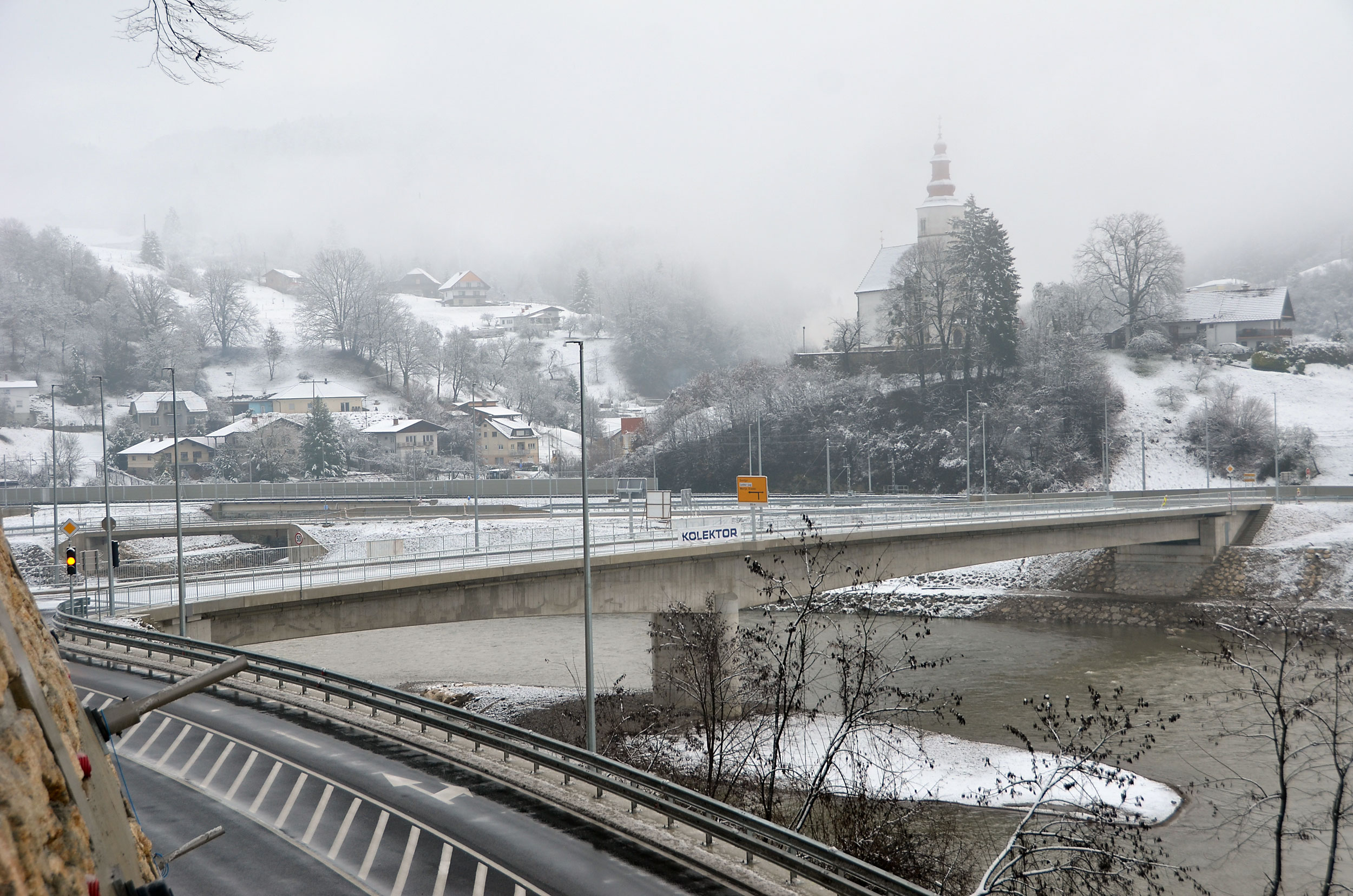 Bridge over Savinja in Laško