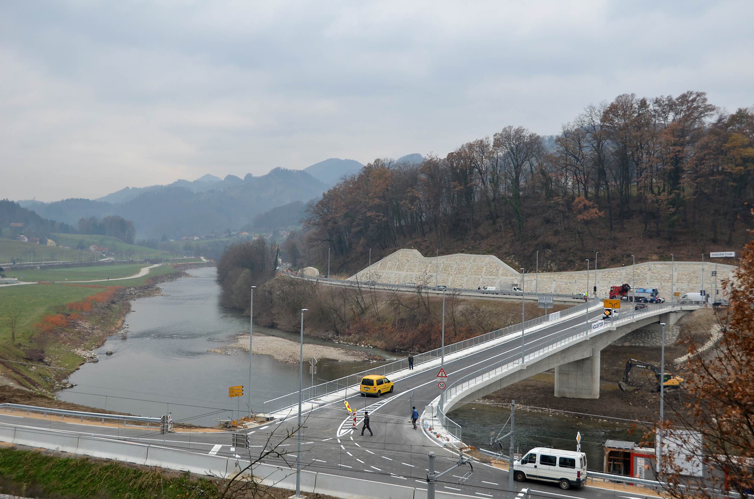 Bridge over Savinja in Laško