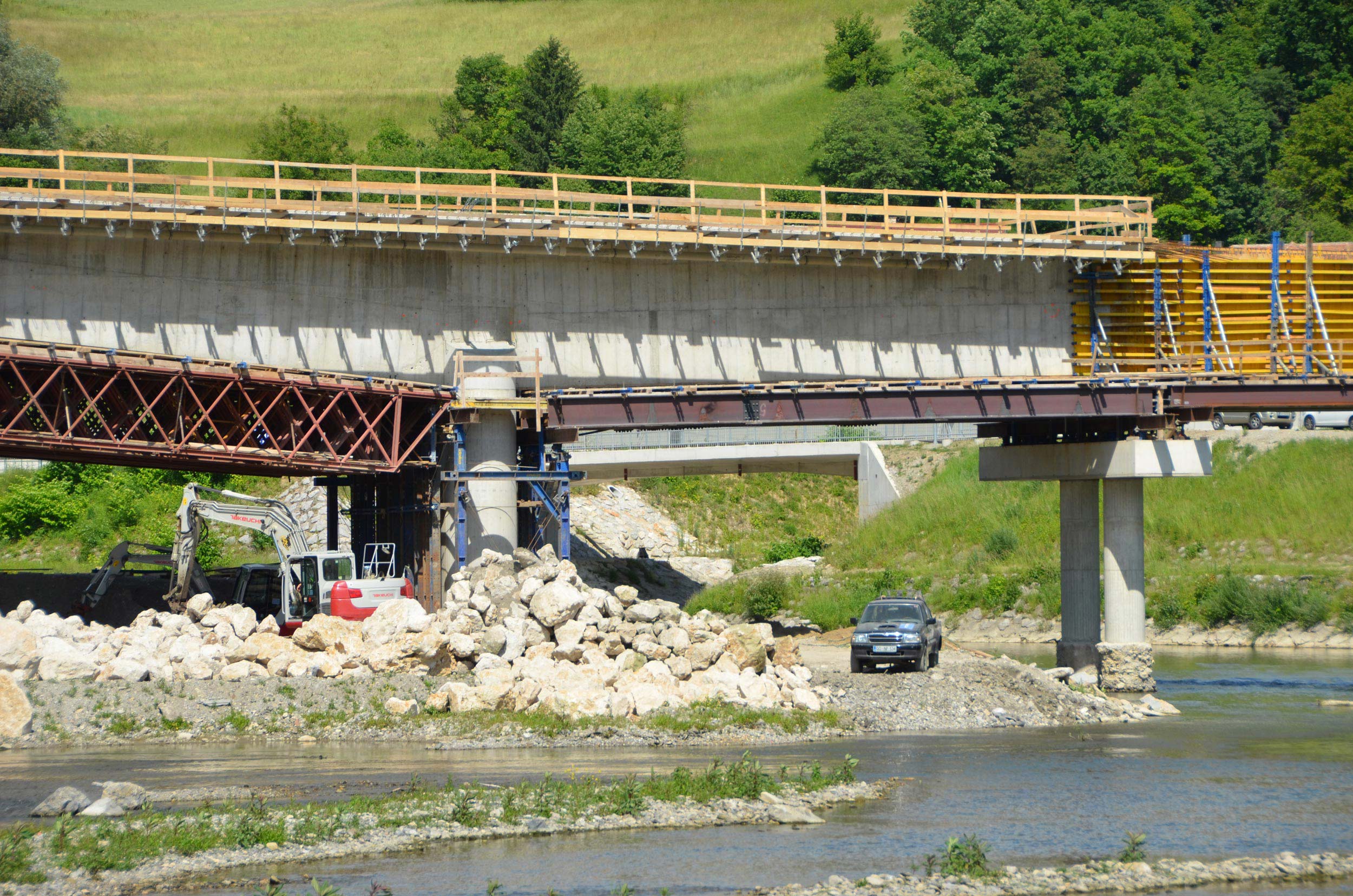 Bridge over Savinja in Laško