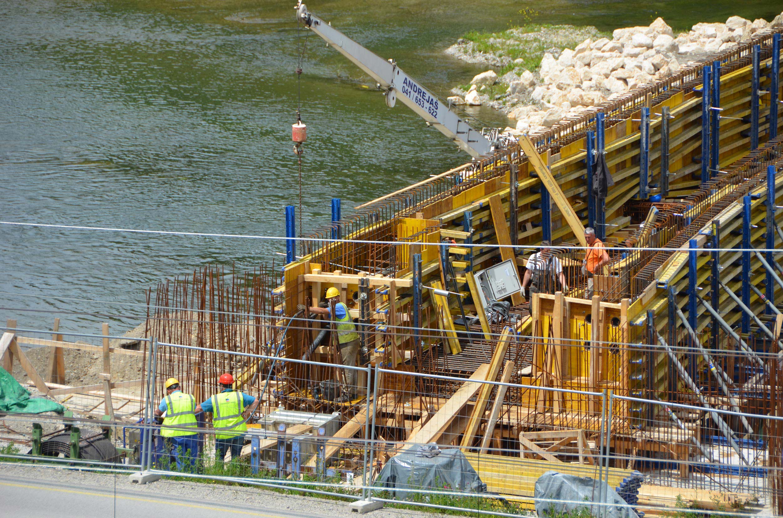 Bridge over Savinja in Laško