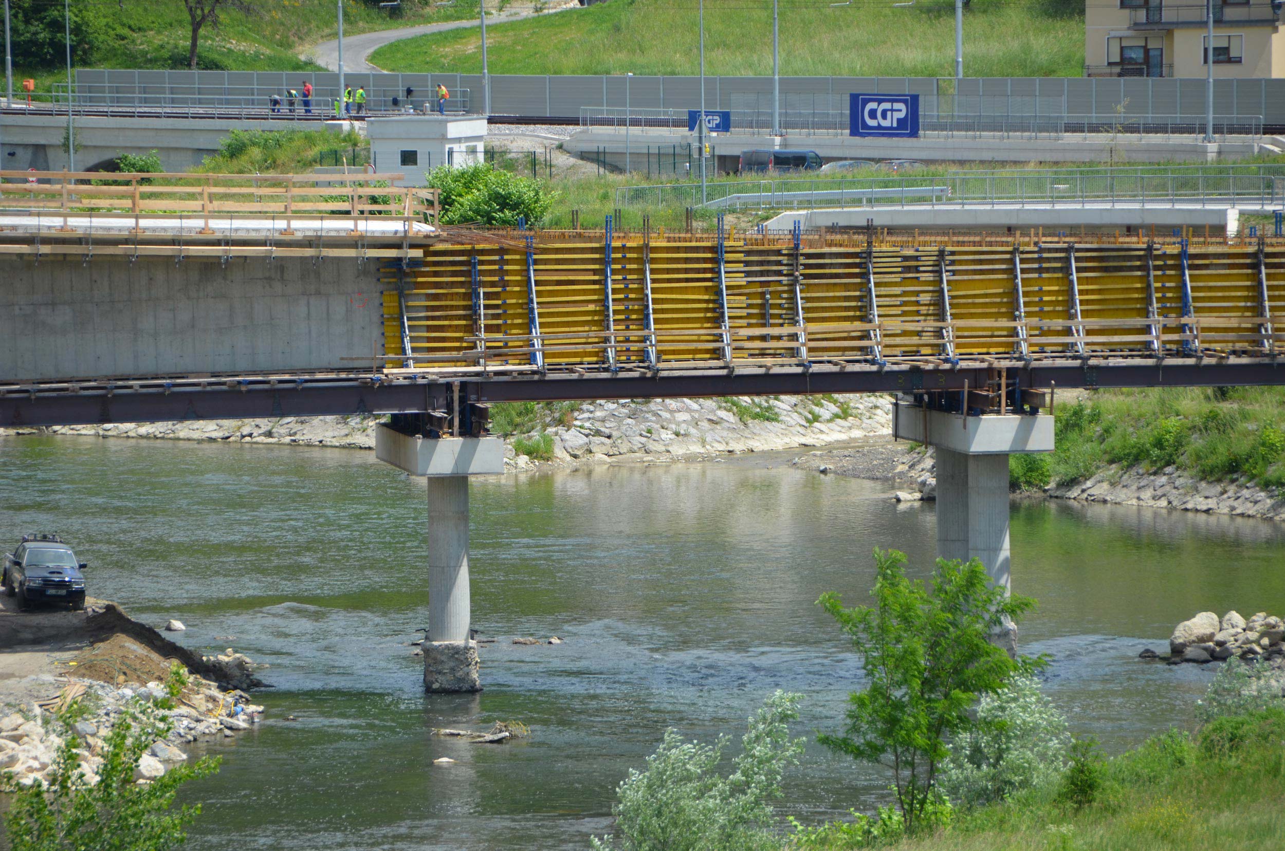 Bridge over Savinja in Laško