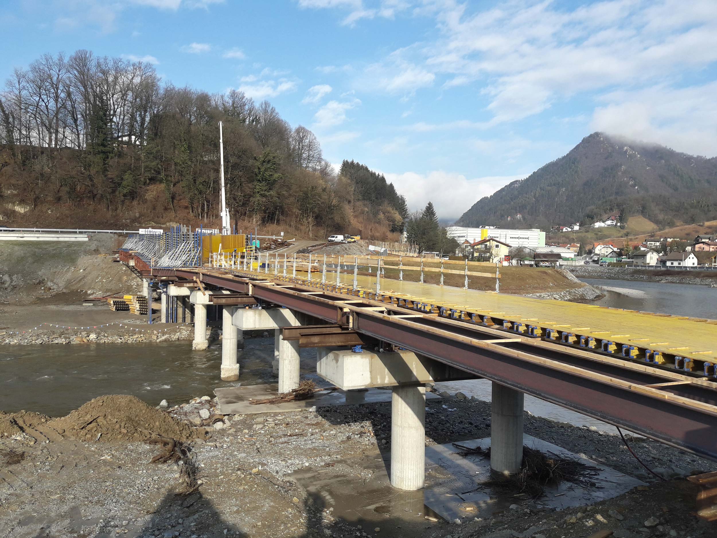 Bridge over Savinja in Laško