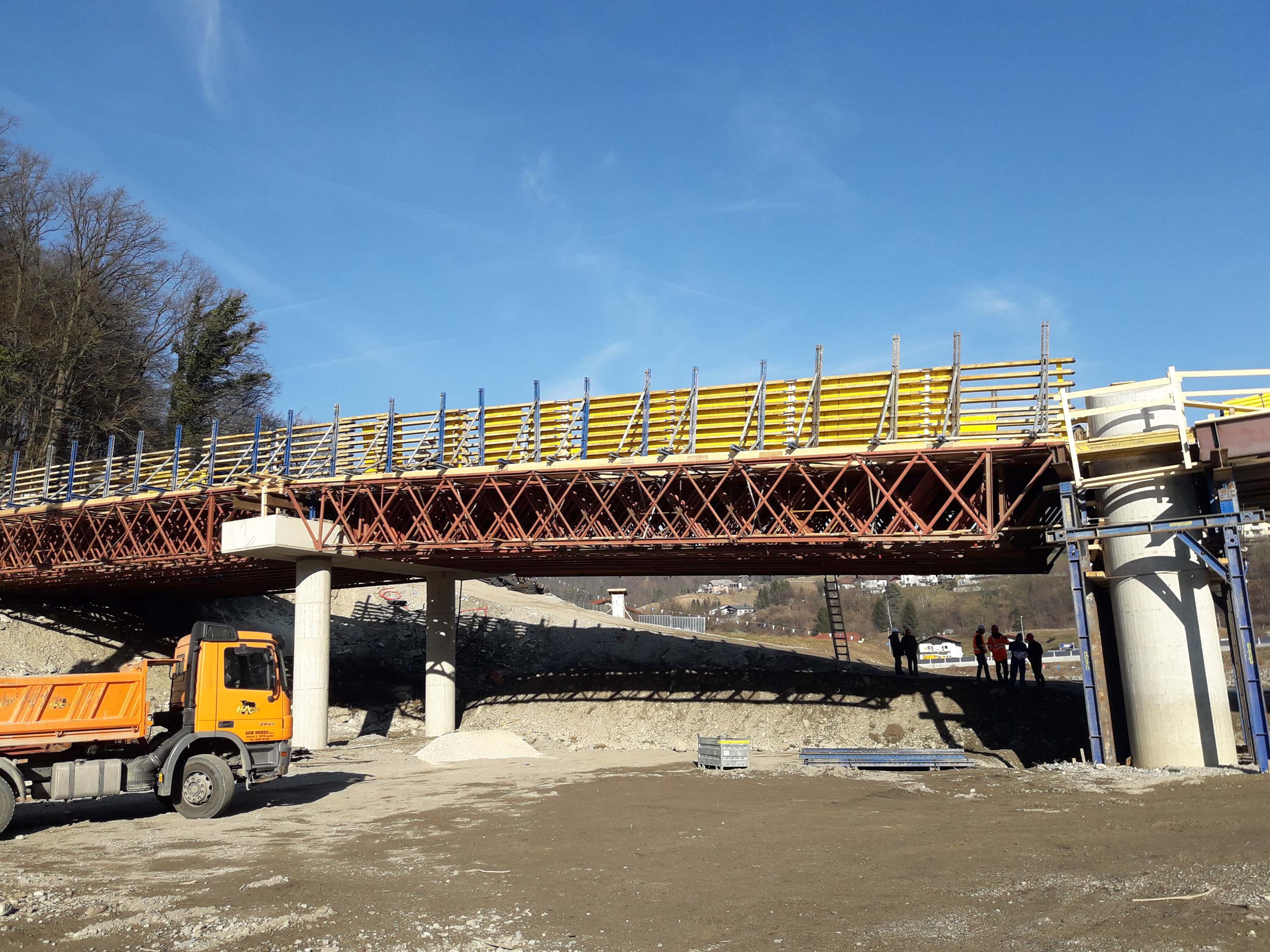 Bridge over Savinja in Laško