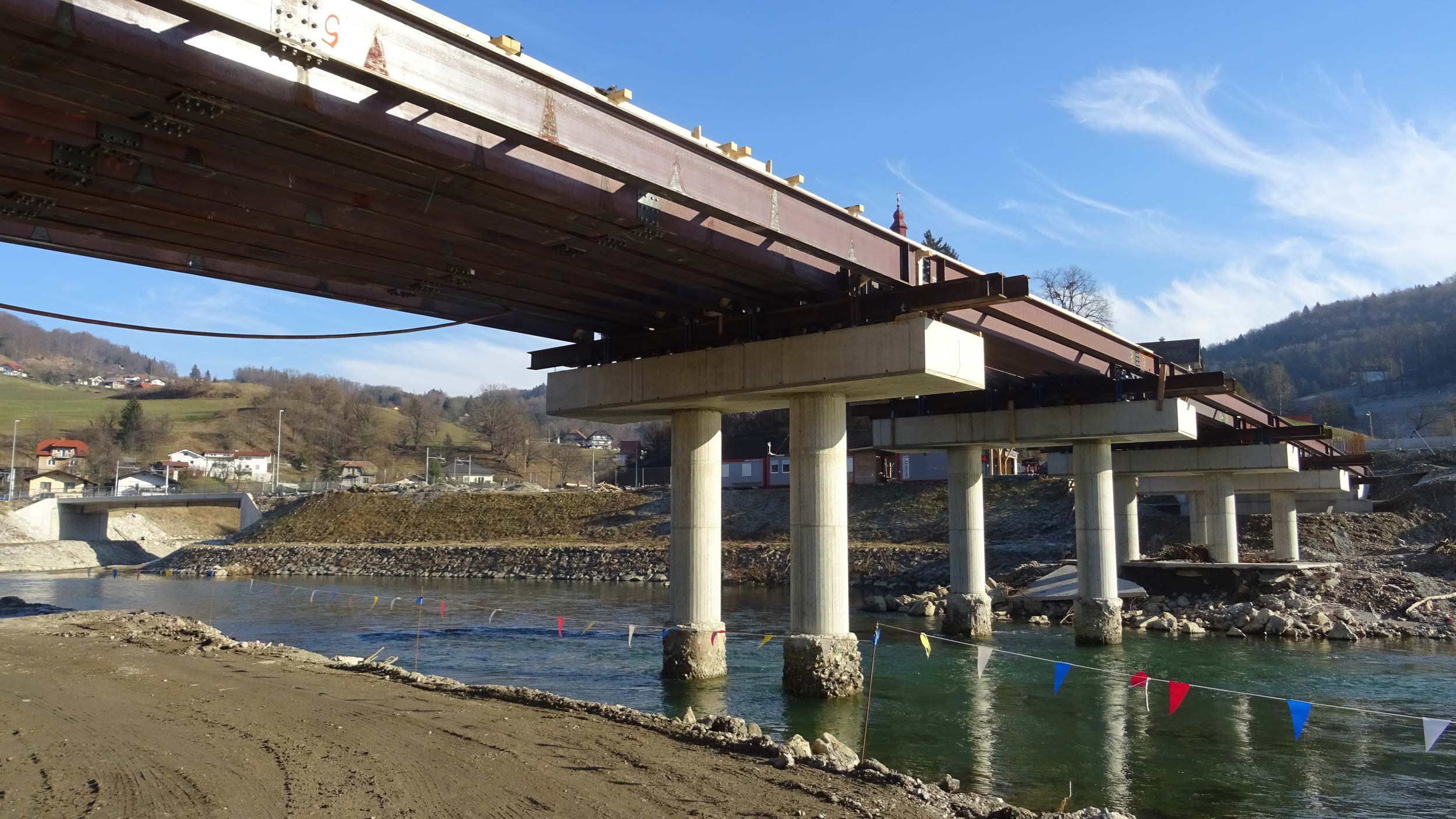 Bridge over Savinja in Laško