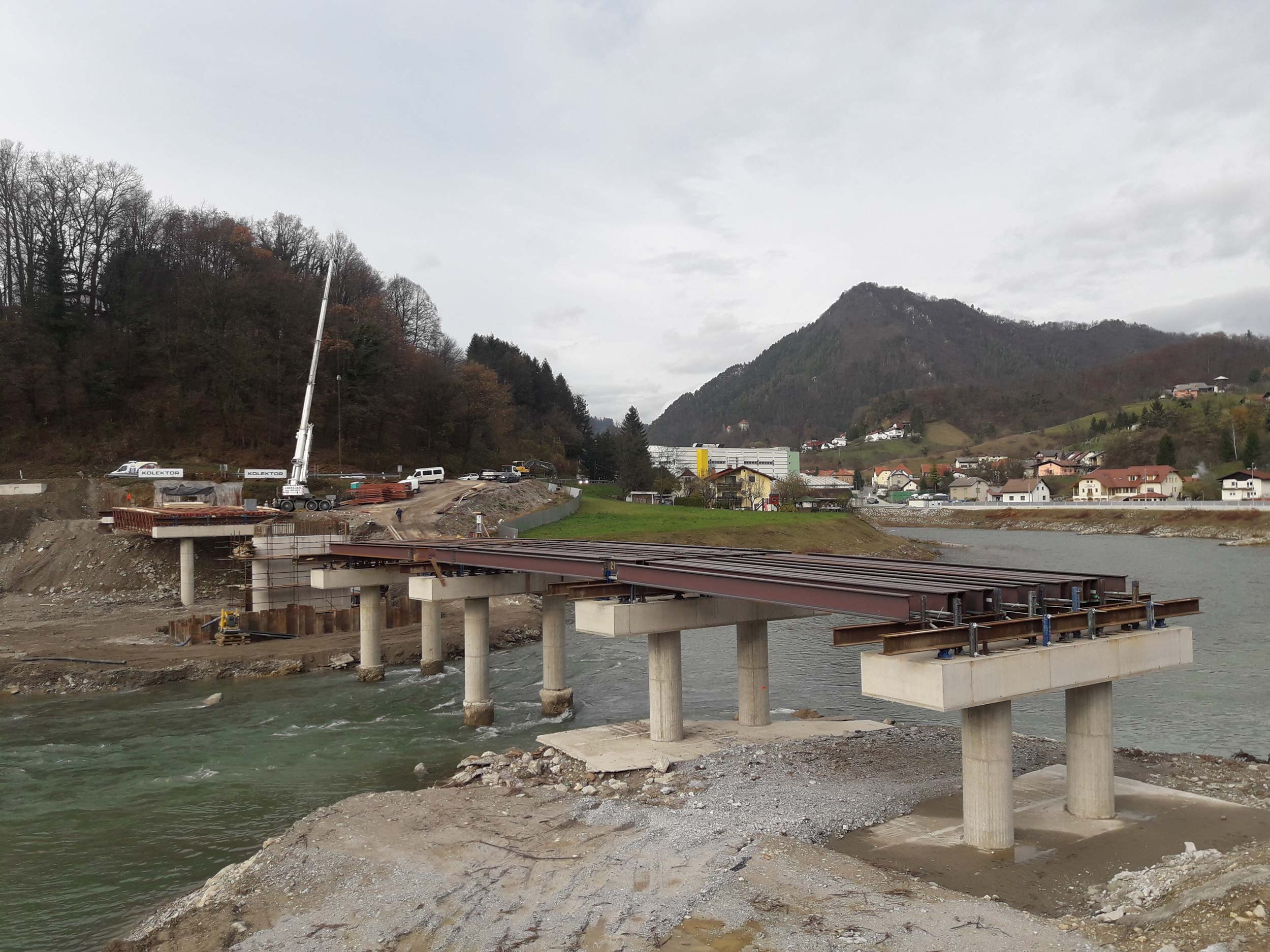 Bridge over Savinja in Laško