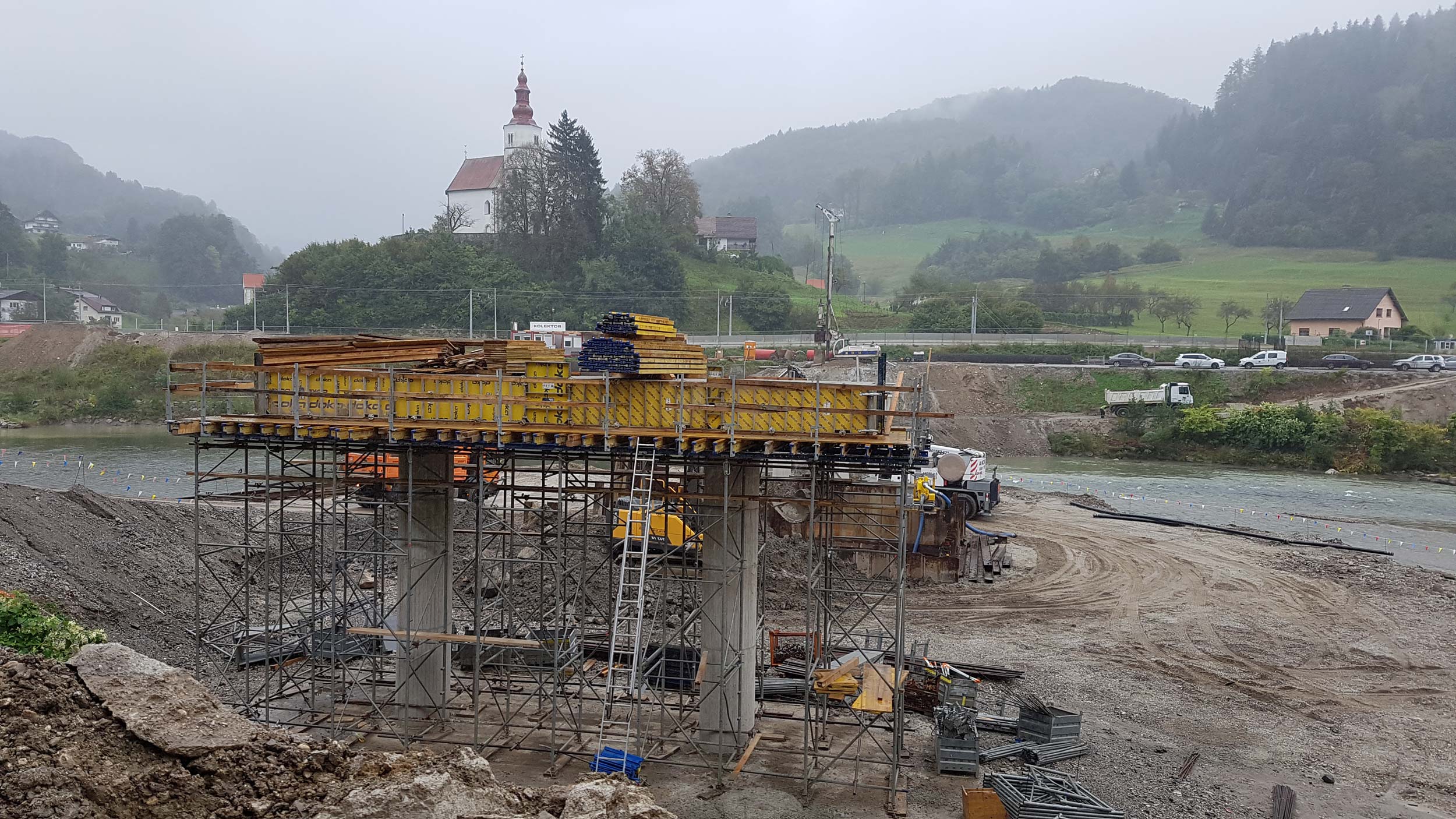 Bridge over Savinja in Laško